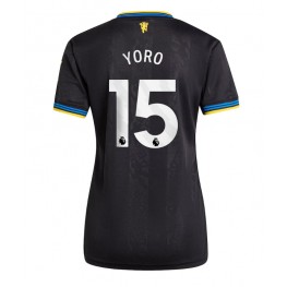 Manchester United Leny Yoro #15 Derde tenue Dames 2025-26 Korte Mouw